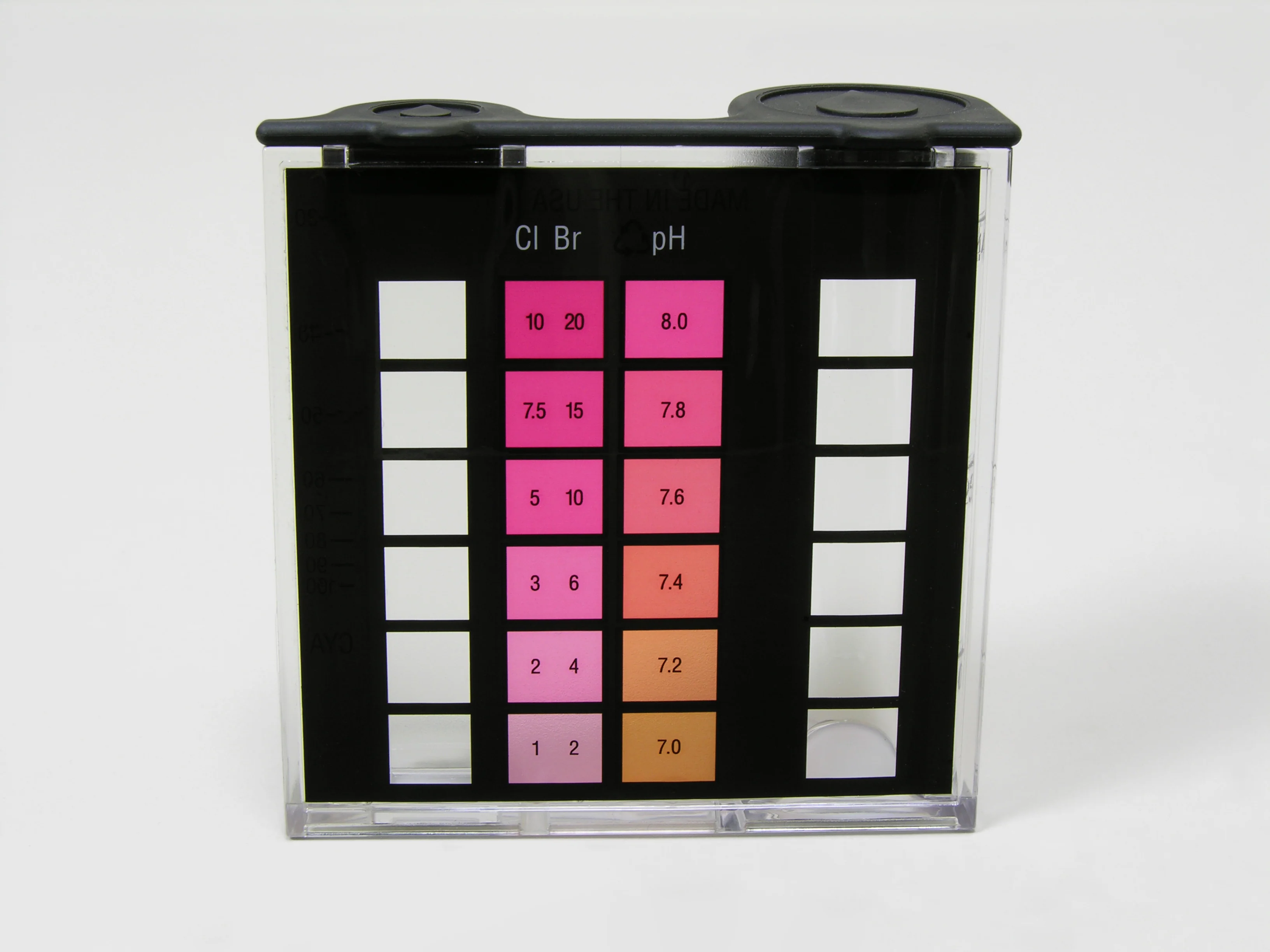 2000 Series Comparator, Bromine & Chlorine (hi range), DPD/pH, 7.0-8.0