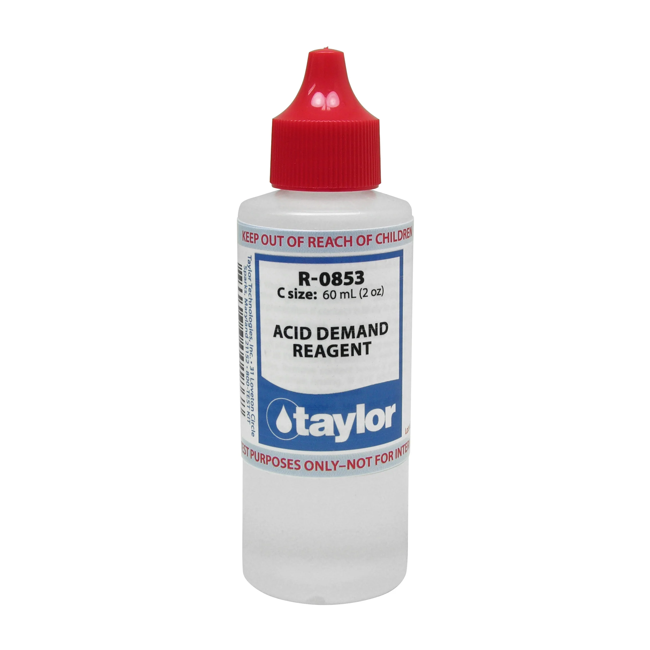 Acid Demand Reagent (for Midget & Slide comparators), 2 oz, Dropper Bottle
