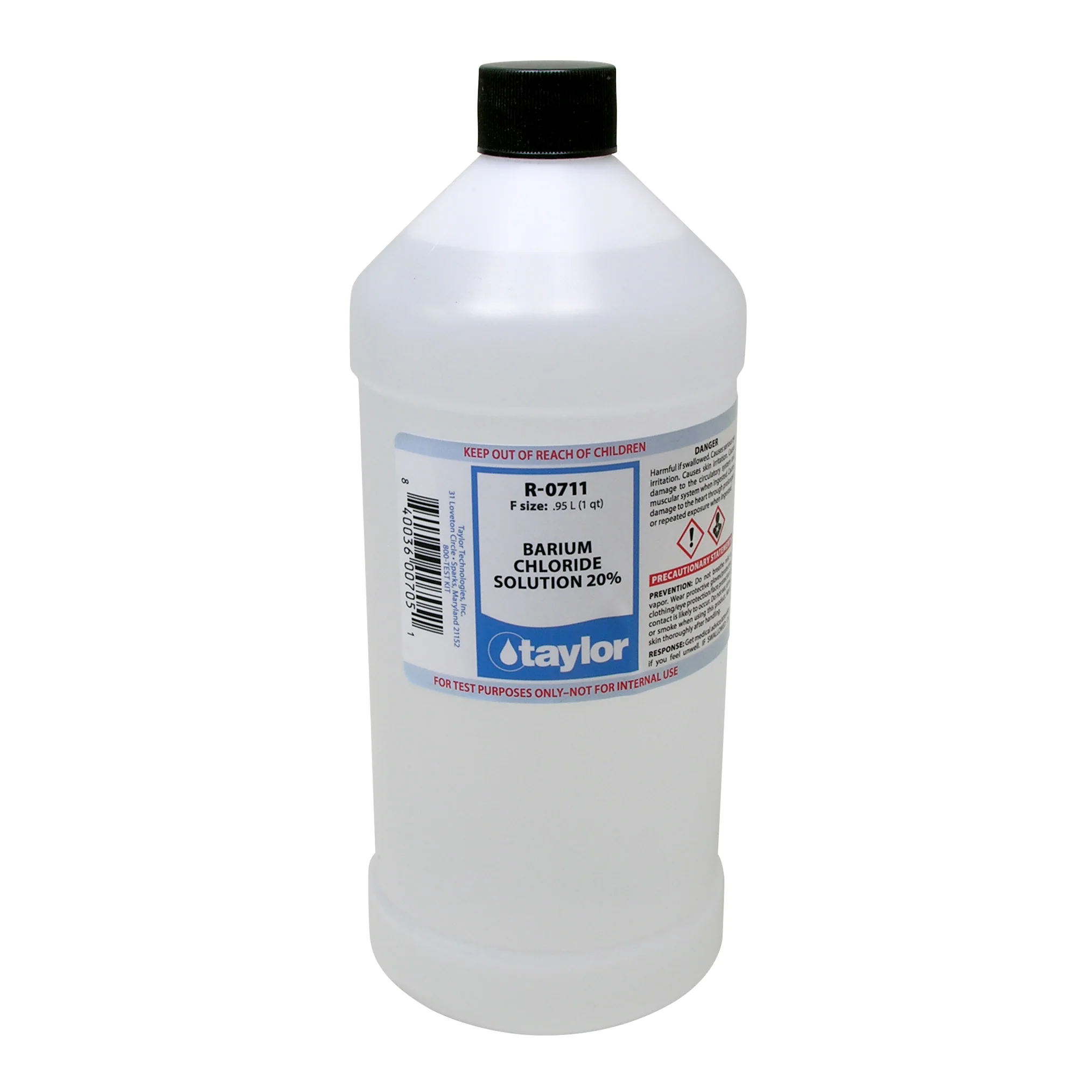 Barium Chloride Solution 20%, 32 oz