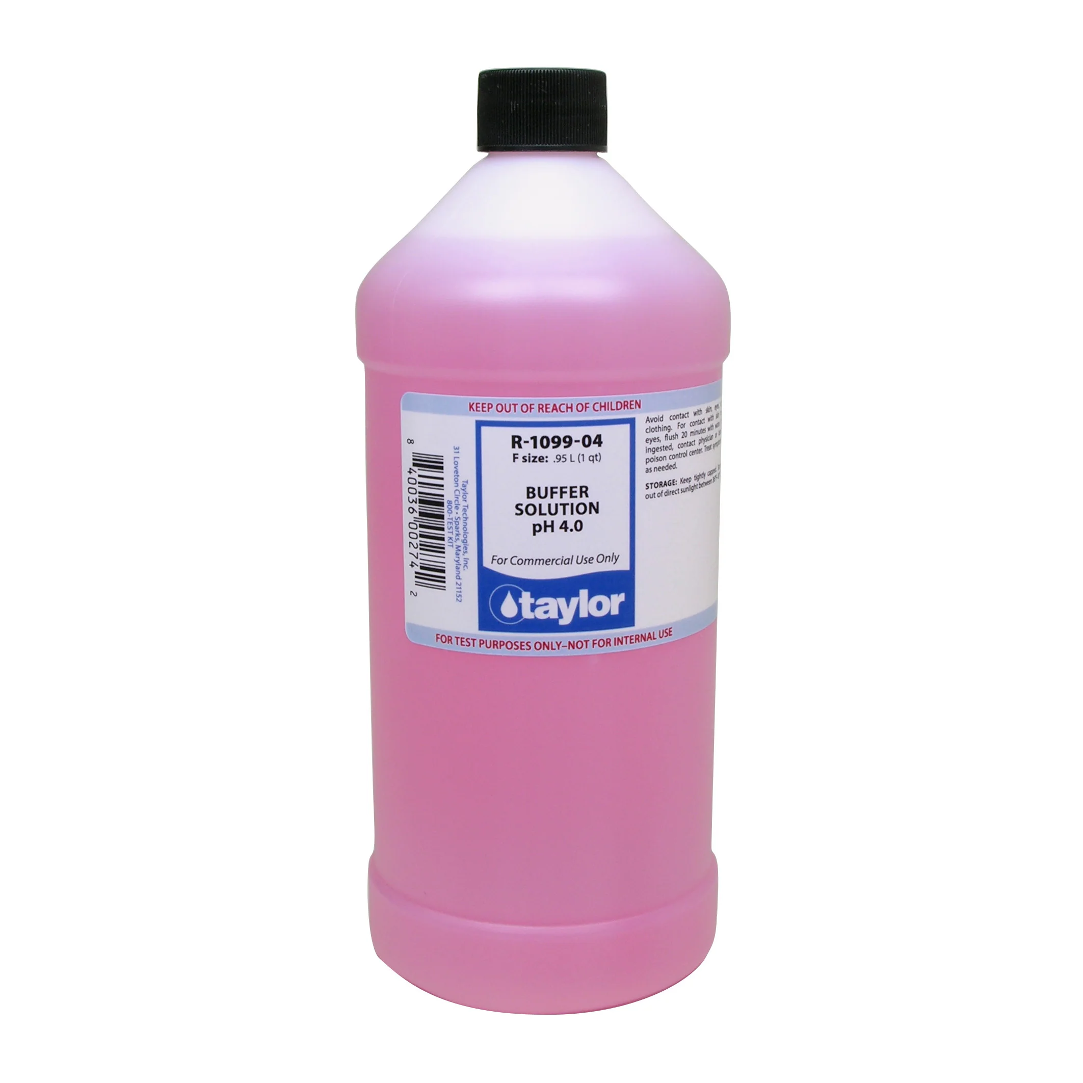 Buffer Solution pH 4.0, 32 oz
