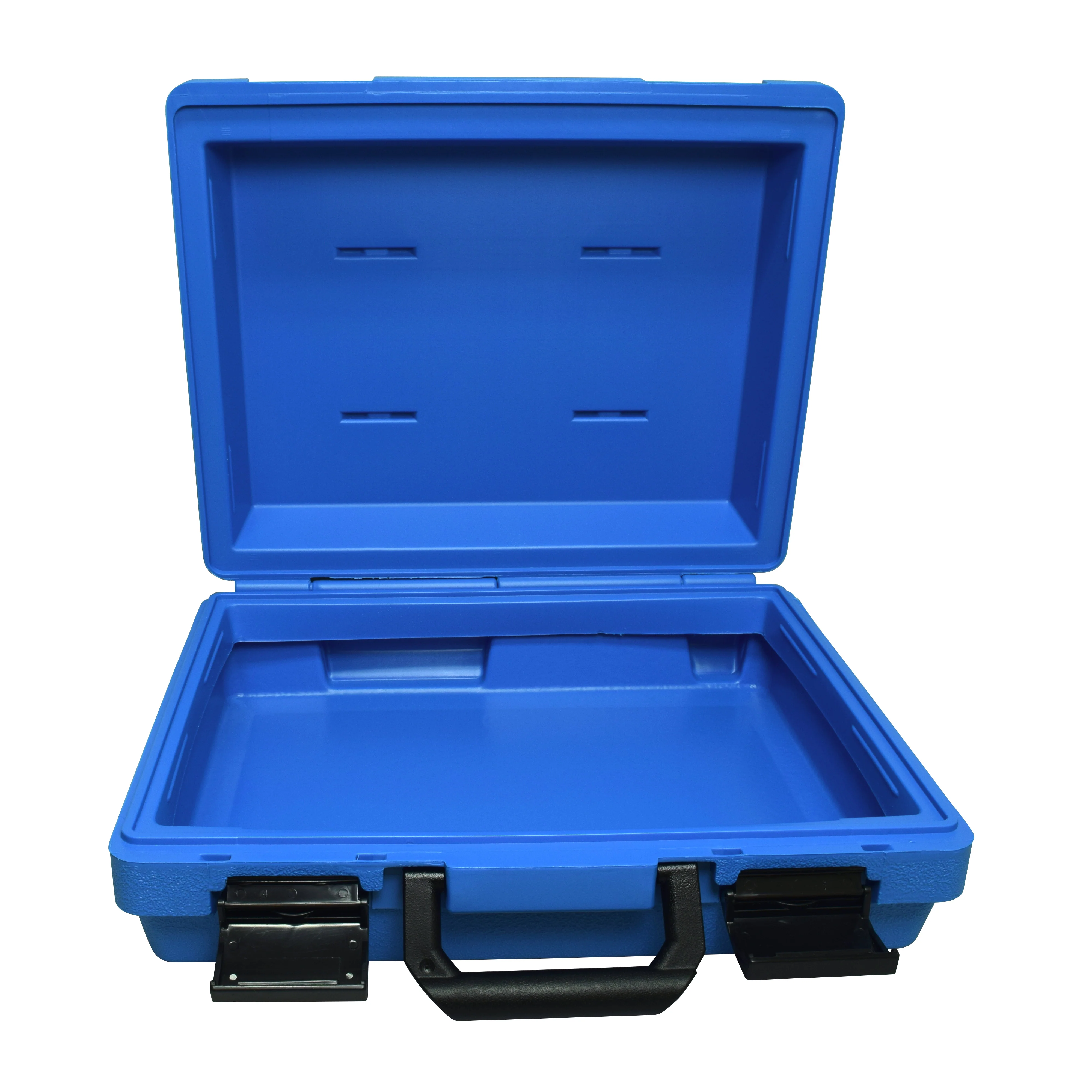 Case, Attaché, 15.5" w x 13.25" d x 5.5" h, plastic, blue