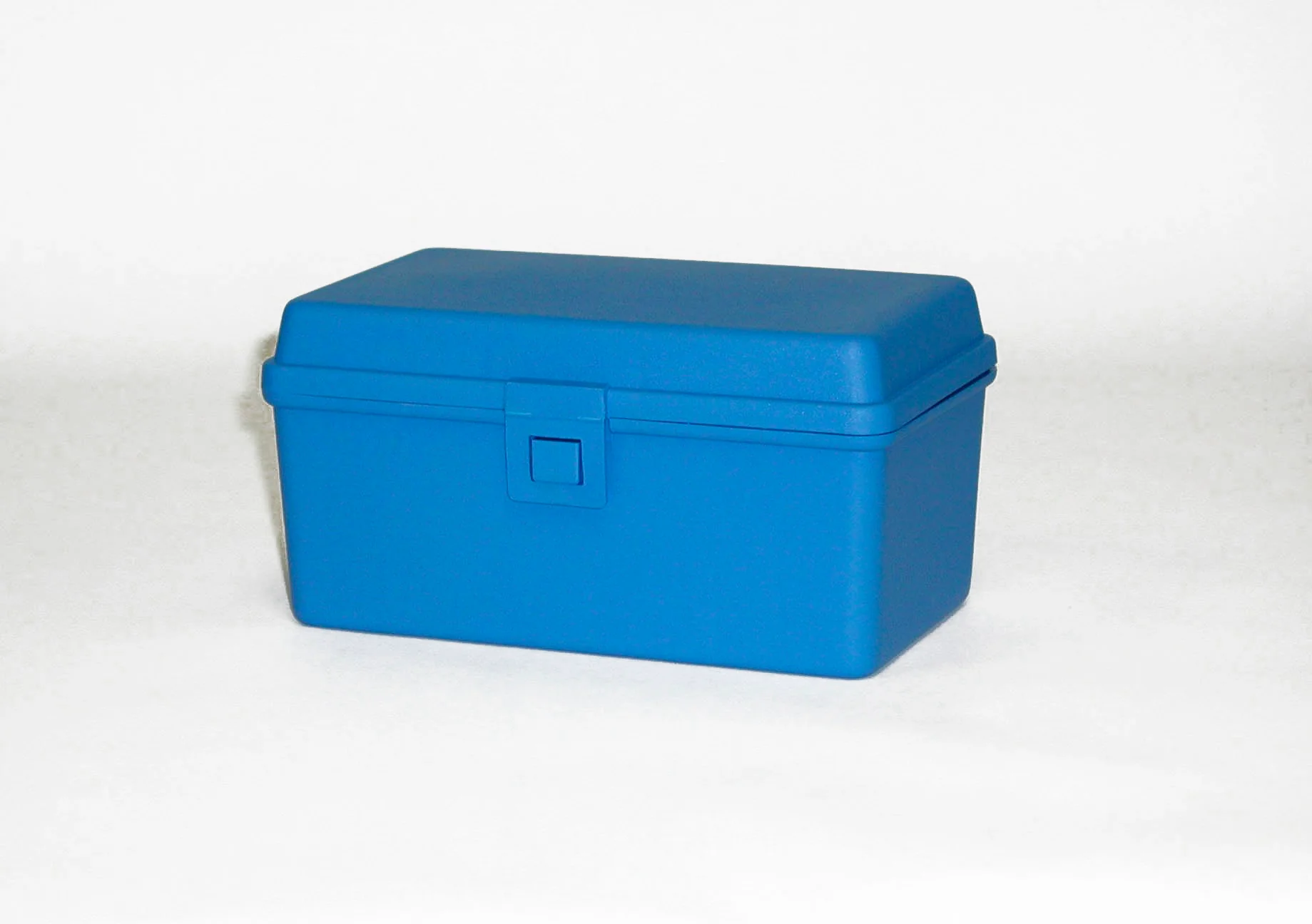 Case, Dual Midget Comparator, Non-ribbed, fits 22 mL bottles, 7.75"w x 4.5"d x 3.75"h, plastic, blue