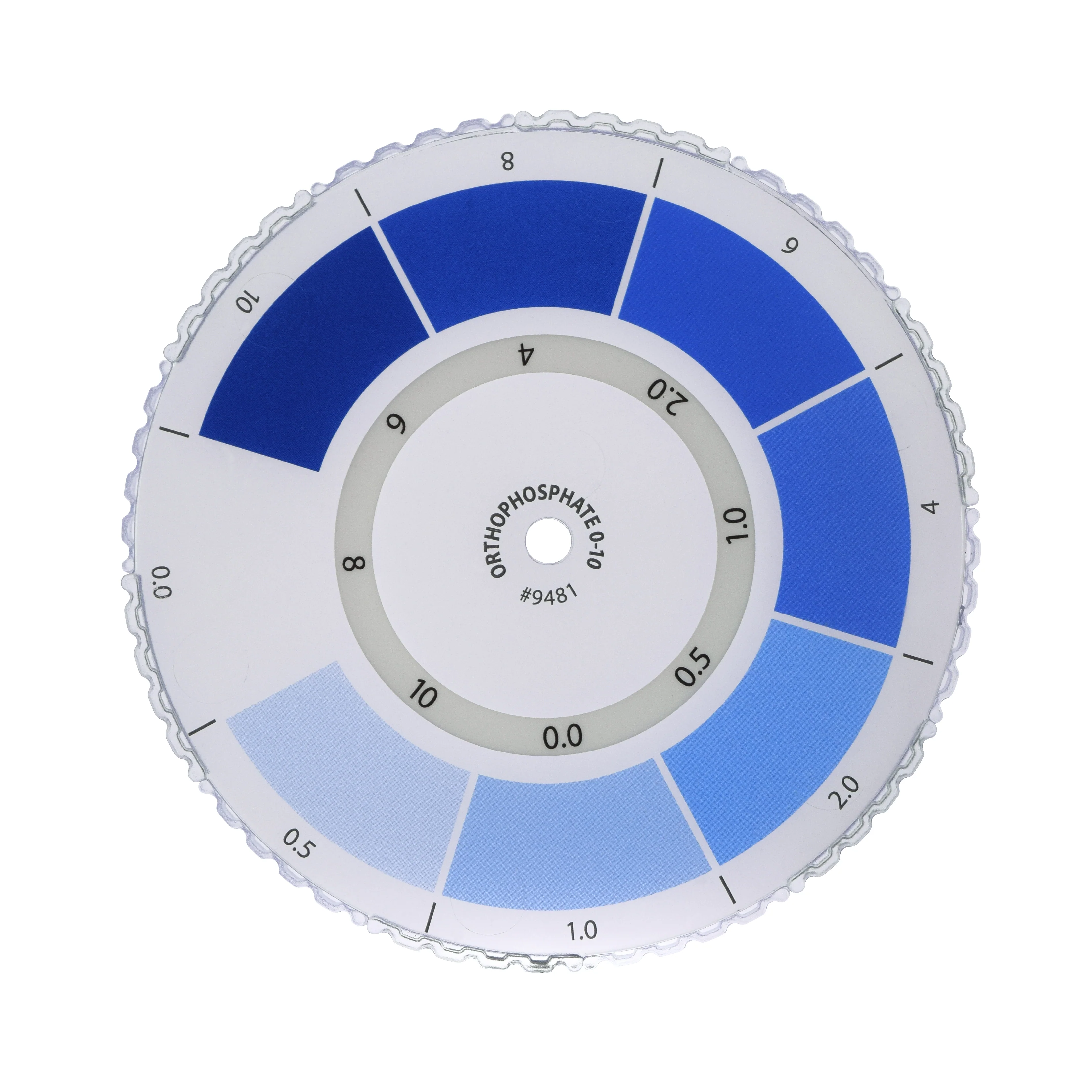 Color Wheel for Orthophosphate 0-10 ppm
