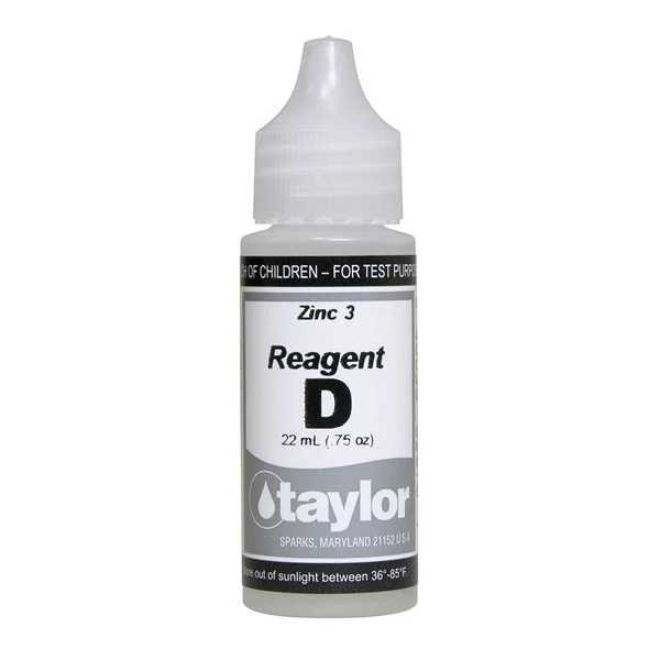 Colorimeter, Zinc 3 - Reagent D, .75 oz, Dropper Bottle