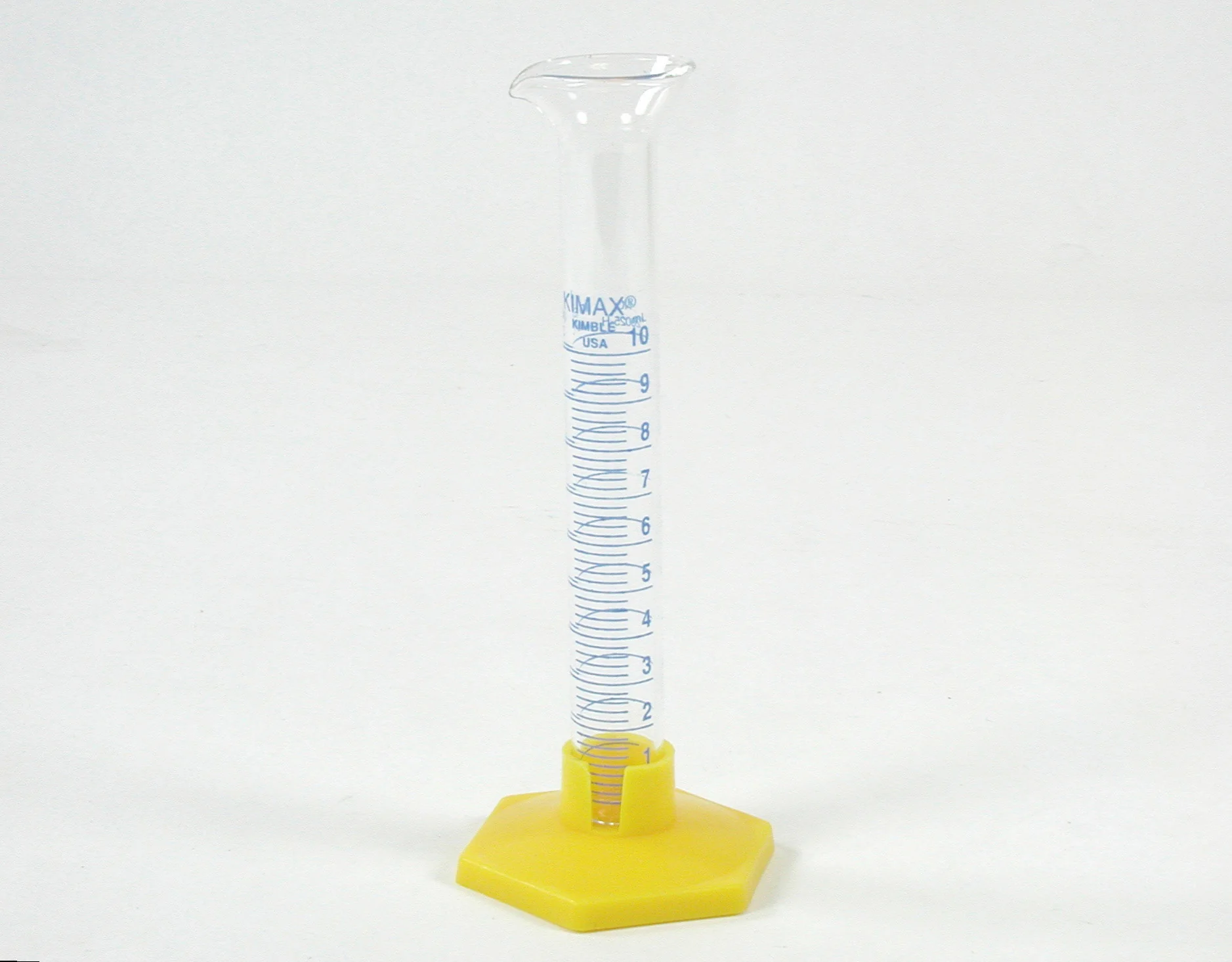 Cylinder, Graduated (10 mL w/ 0.2 mL div), glass