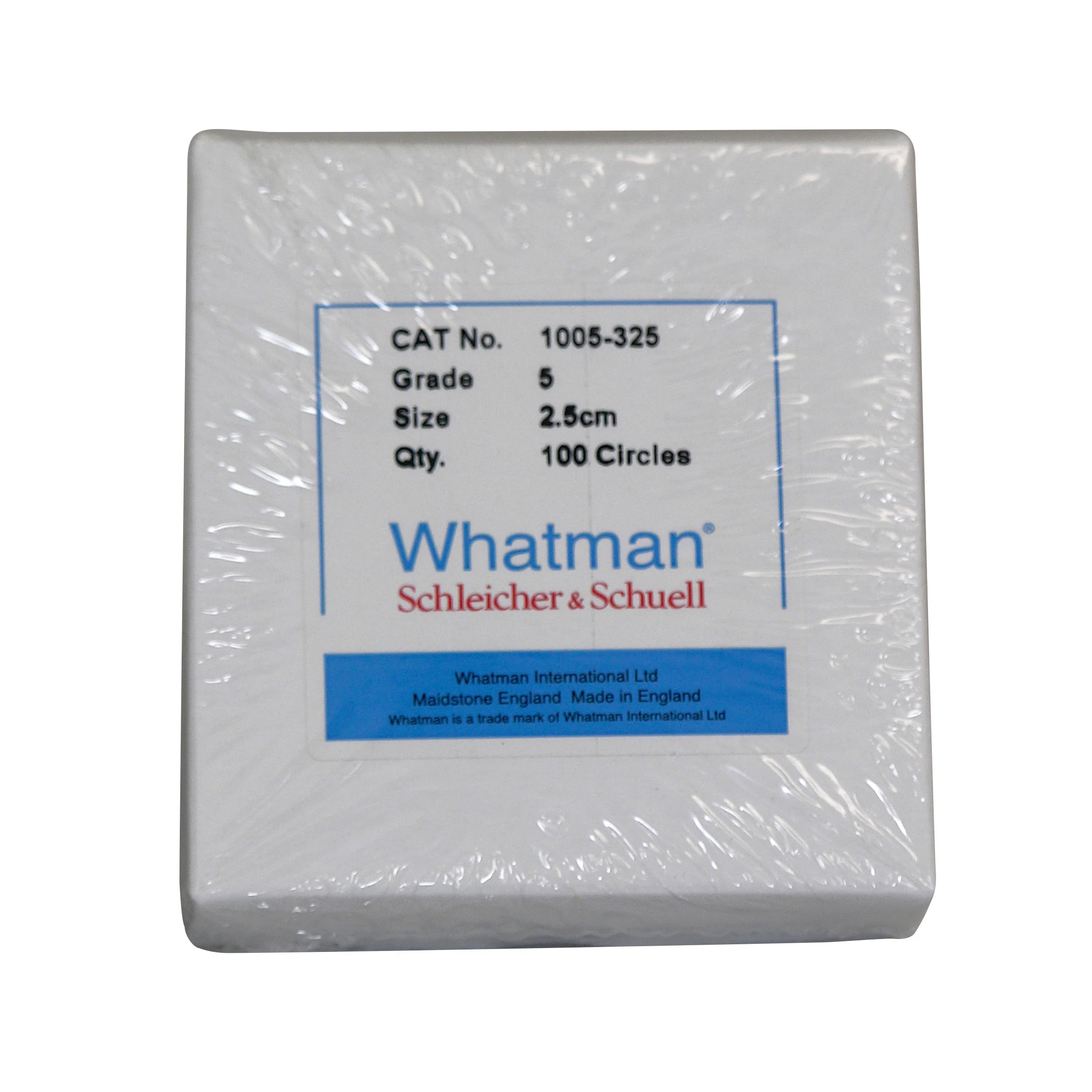 Filter Discs, 25 mm diameter, 2.5 µm, Whatman™, 100/box (for 6249)
