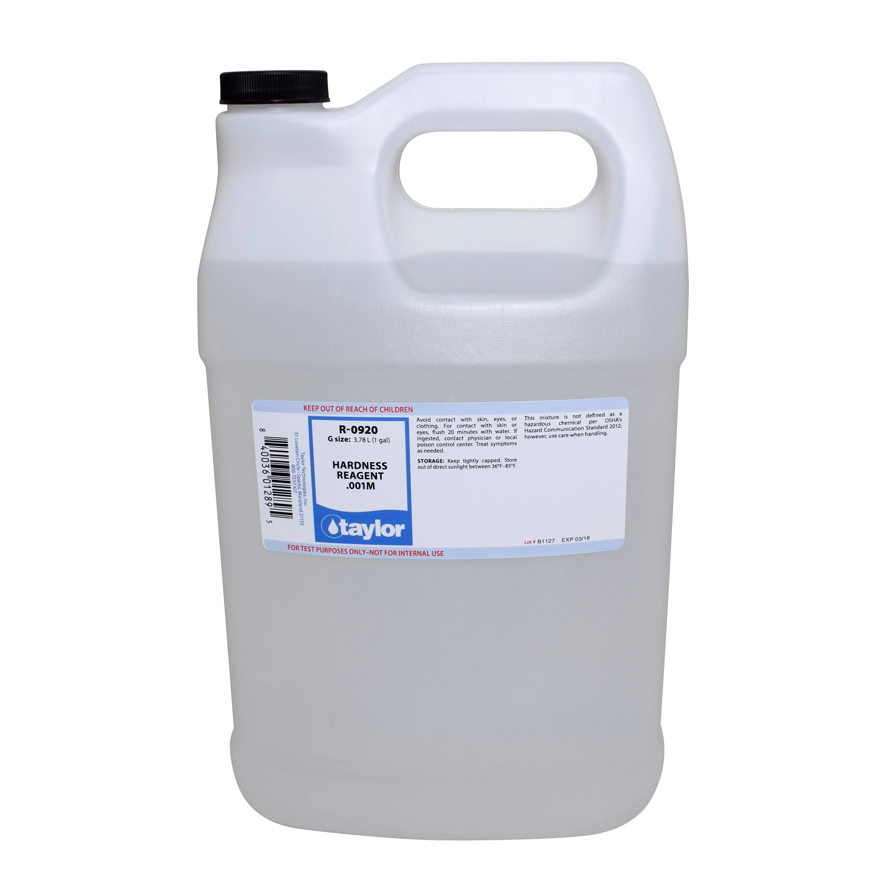 Hardness Reagent .001M, gal