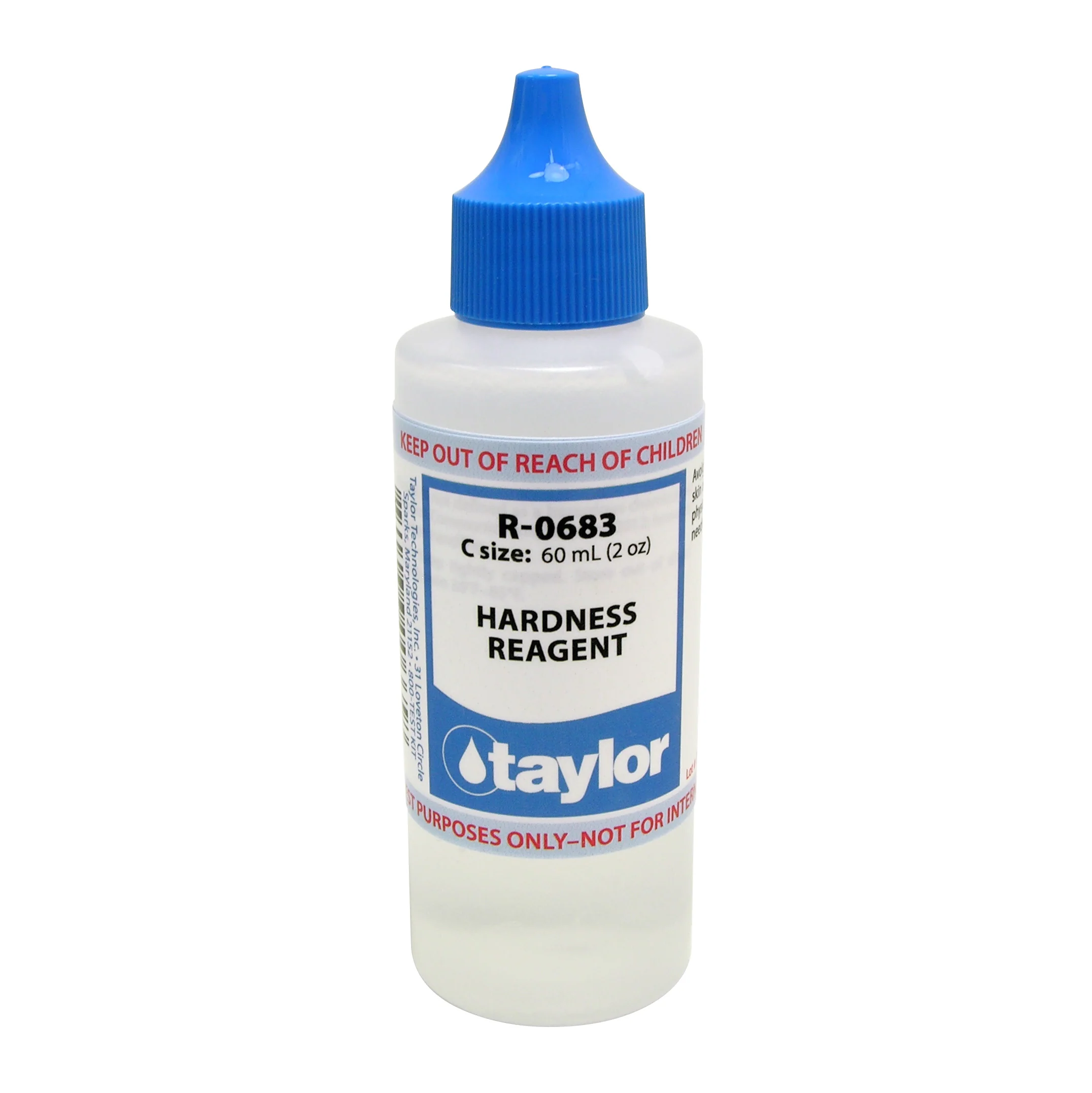 Hardness Reagent (1 drop = 10 ppm hardness as CaCO₃), 2 oz, Dropper Bottle