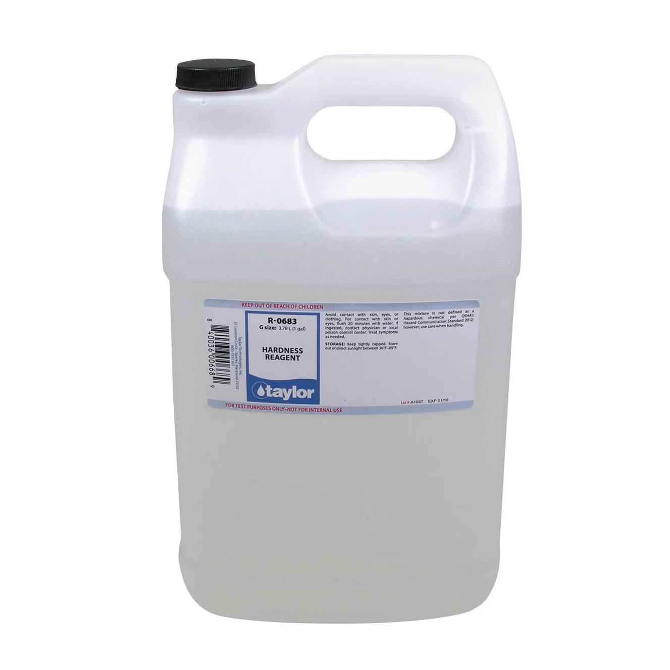 Hardness Reagent (1 drop = 10 ppm hardness as CaCO₃), gal