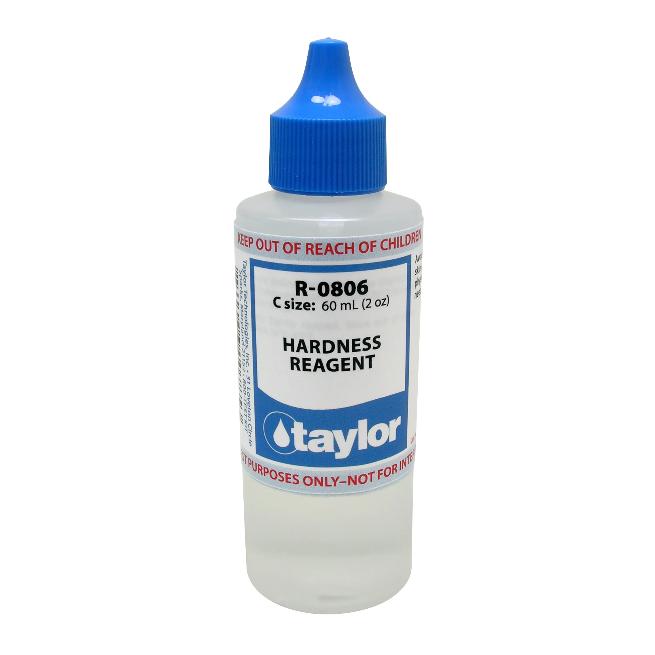 Hardness Reagent (25 mL sample, 1 drop = 2 ppm hardness as CaCO₃), 2 oz, Dropper Bottle