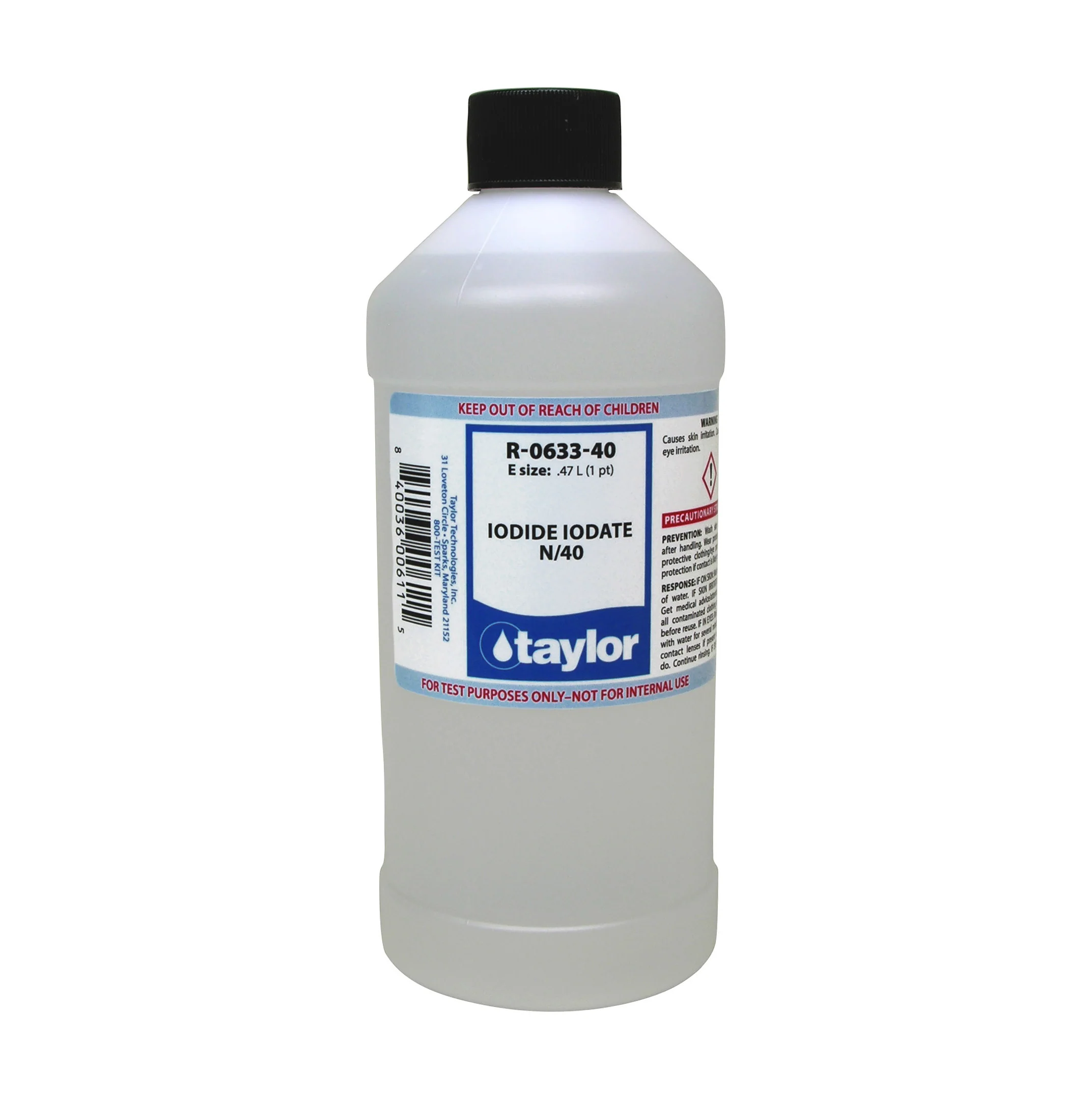Iodide Iodate N/40, 16 oz
