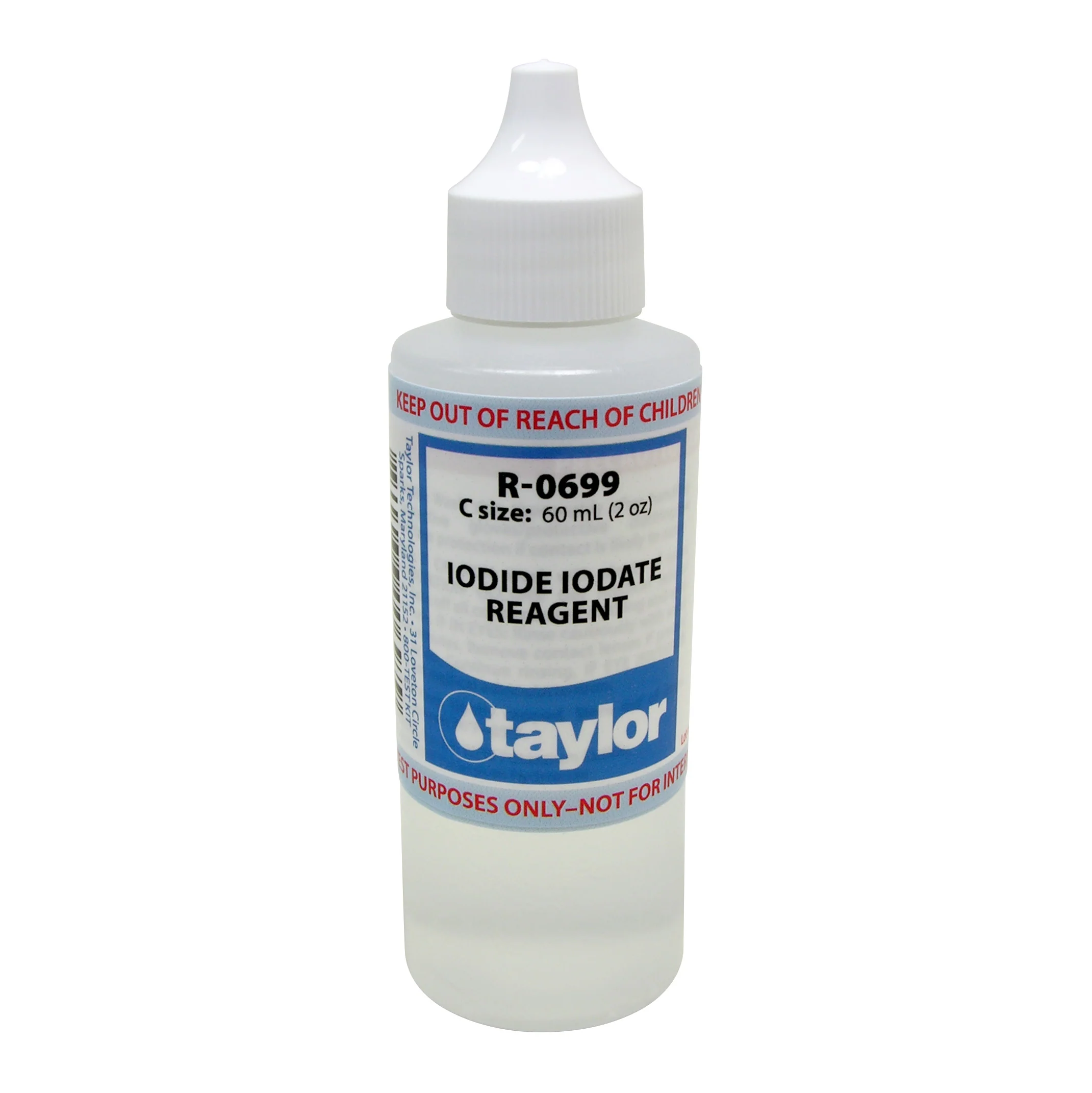 Iodide Iodate Reagent (1 drop = 10 ppm Na₂SO₃), 2 oz, Dropper Bottle