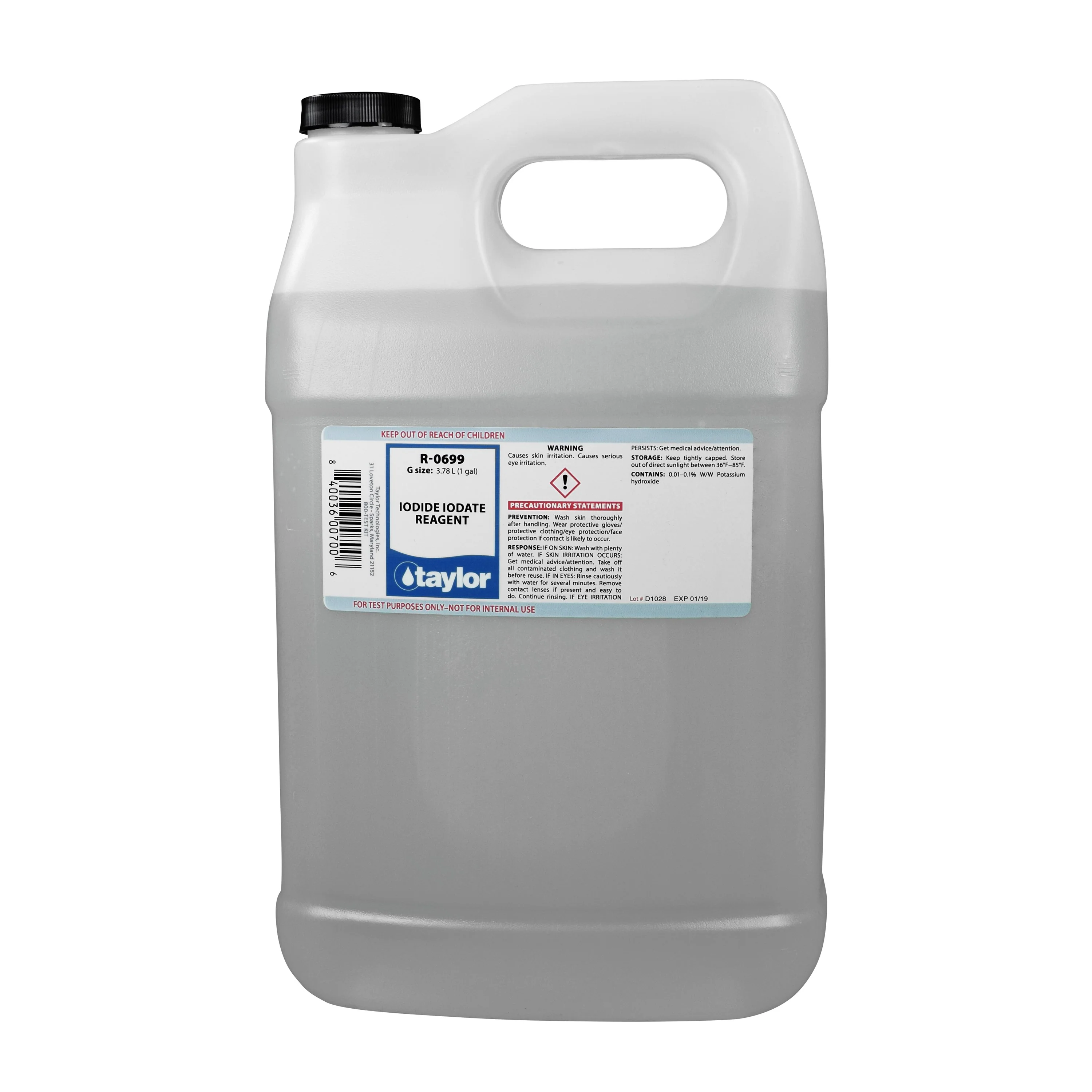 Iodide Iodate Reagent (1 drop = 10 ppm Na₂SO₃), gal