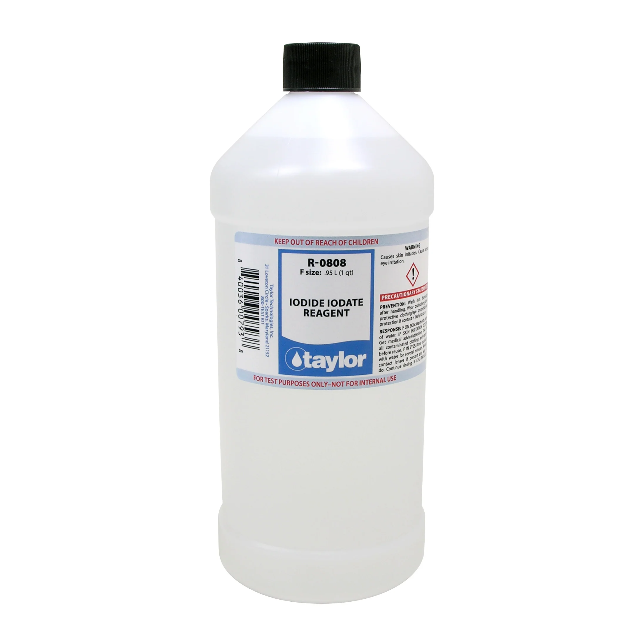 Iodide Iodate Reagent (25 mL sample, 1 drop = 2 ppm Na₂SO₃), 32 oz