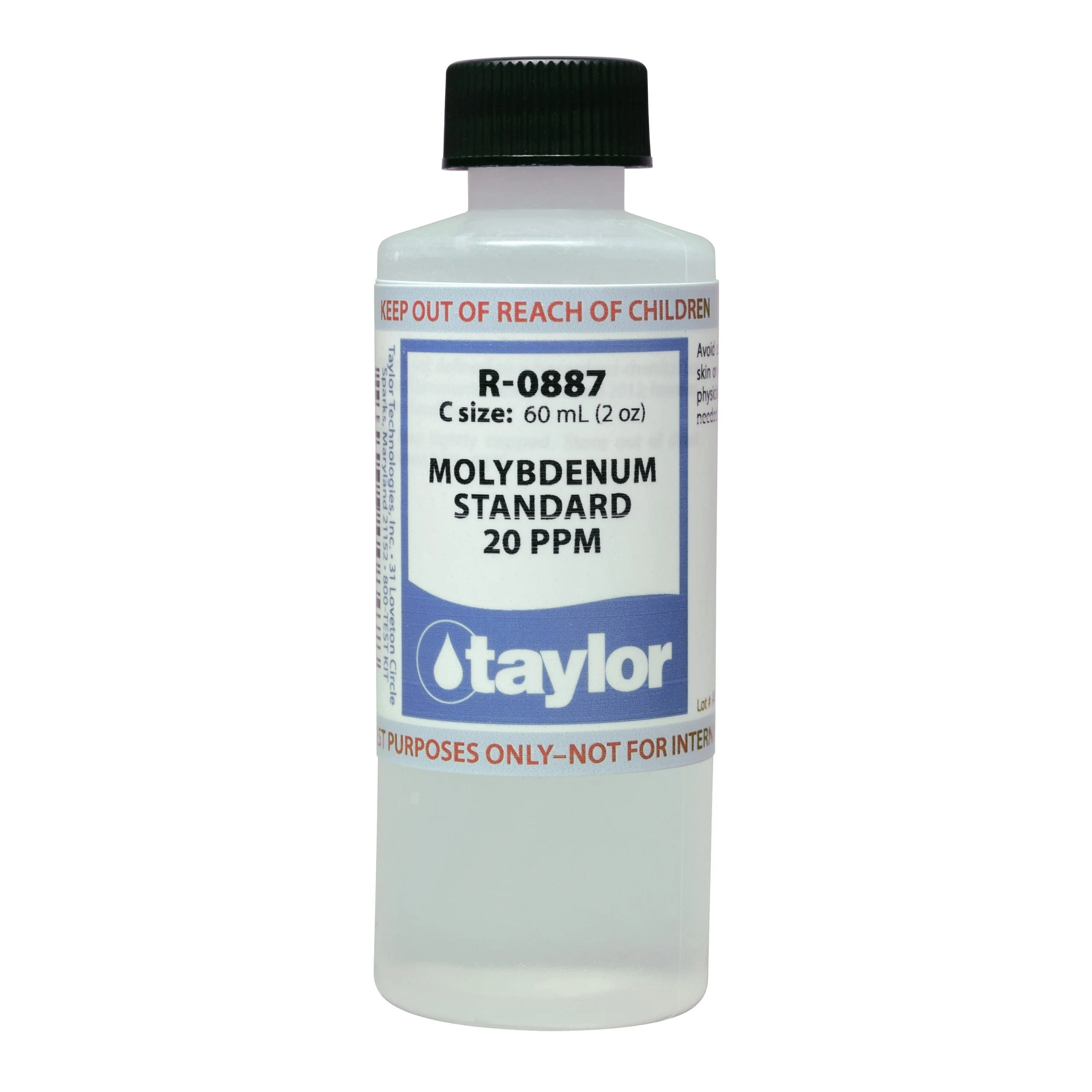 Molybdenum Standard 20 ppm, 2 oz