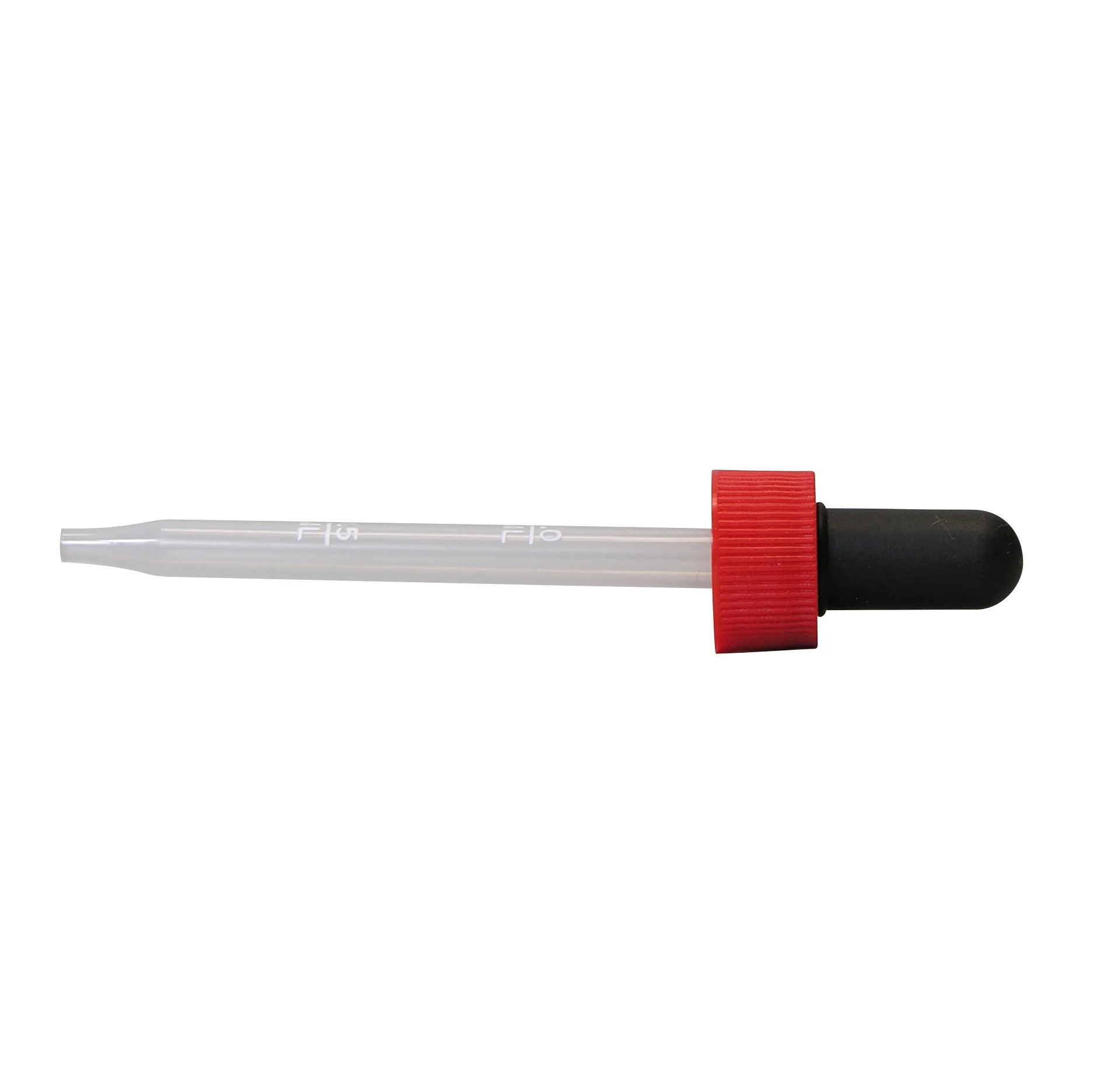 Pipet (eye dropper), Calibrated (0.5 & 1.0 mL) w/ red cap, plastic
