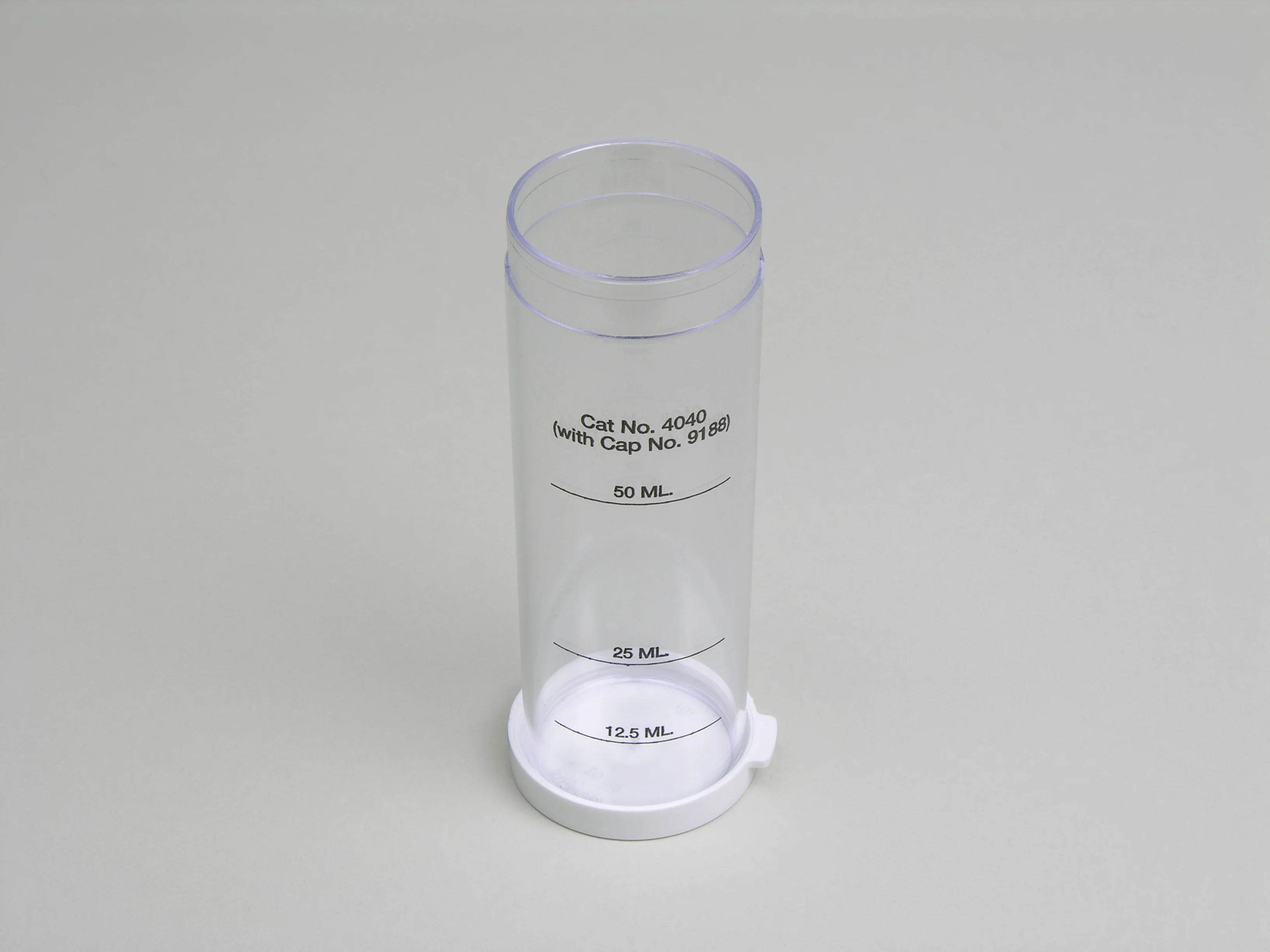 Sample Tube, Graduated (50 mL) w/ cap, plastic