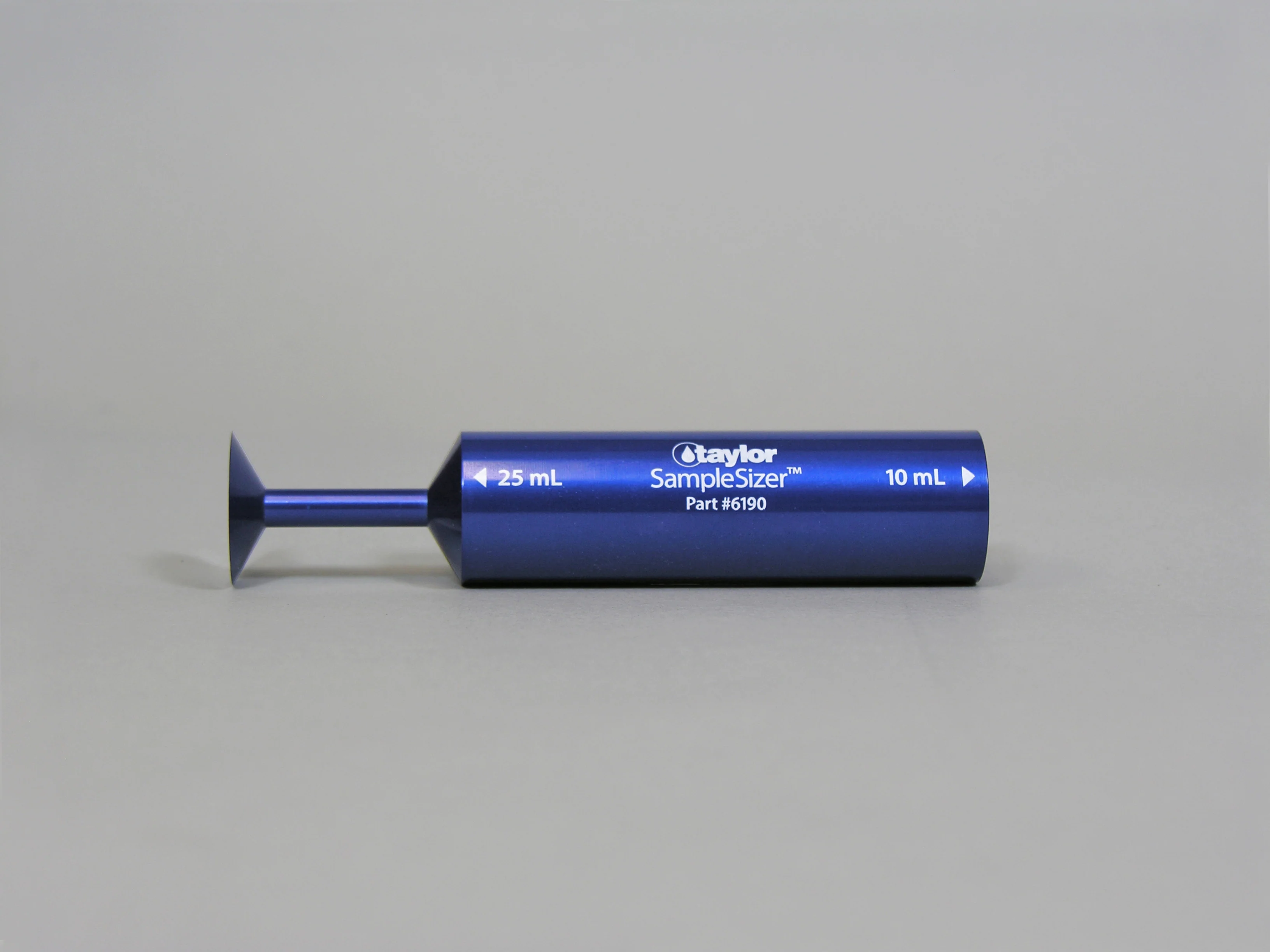 SampleSizer, 10 & 25 mL, anodized aluminum (for 9198)
