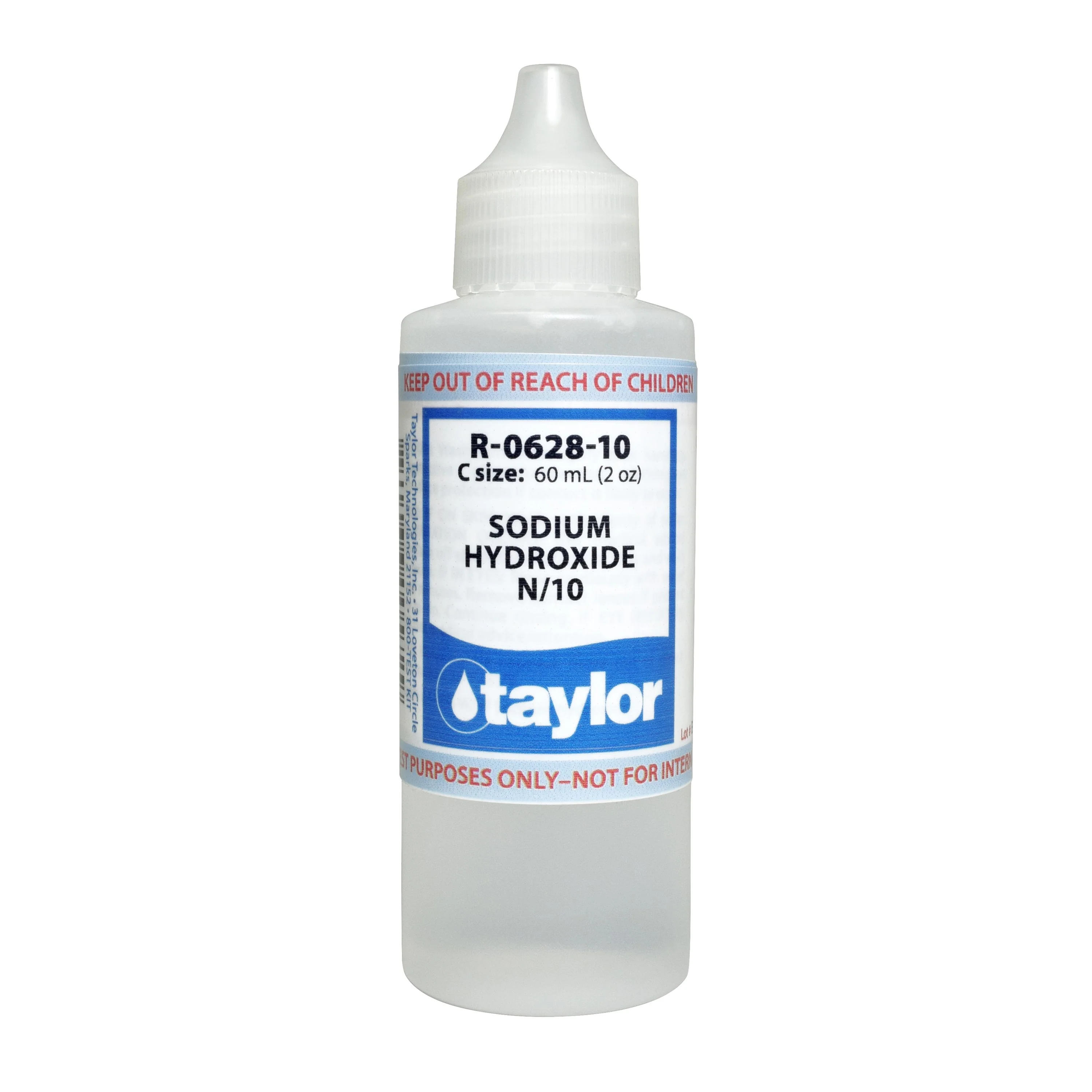 Sodium Hydroxide N/10, 2 oz, Dropper Bottle