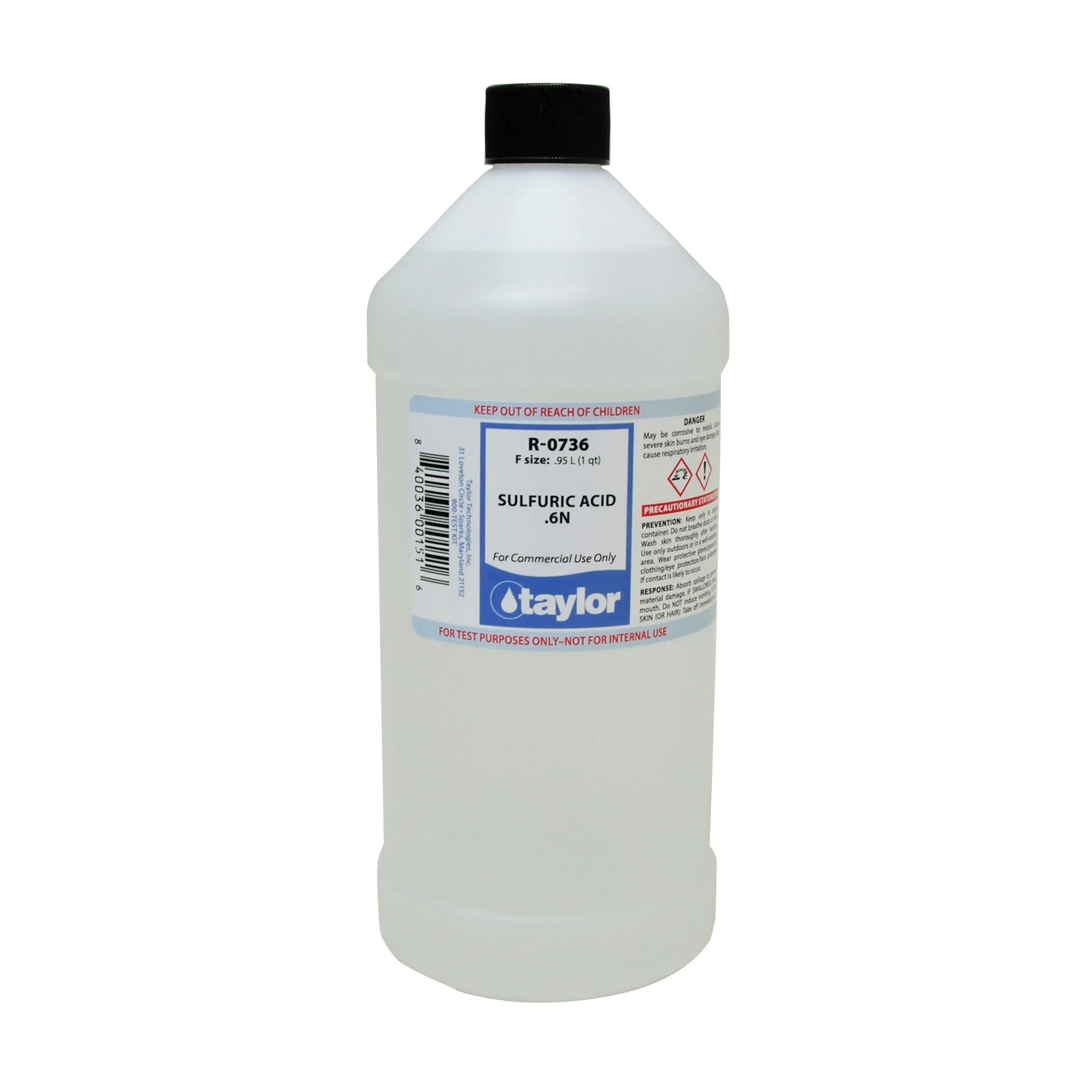 Sulfuric Acid .6N, 32 oz