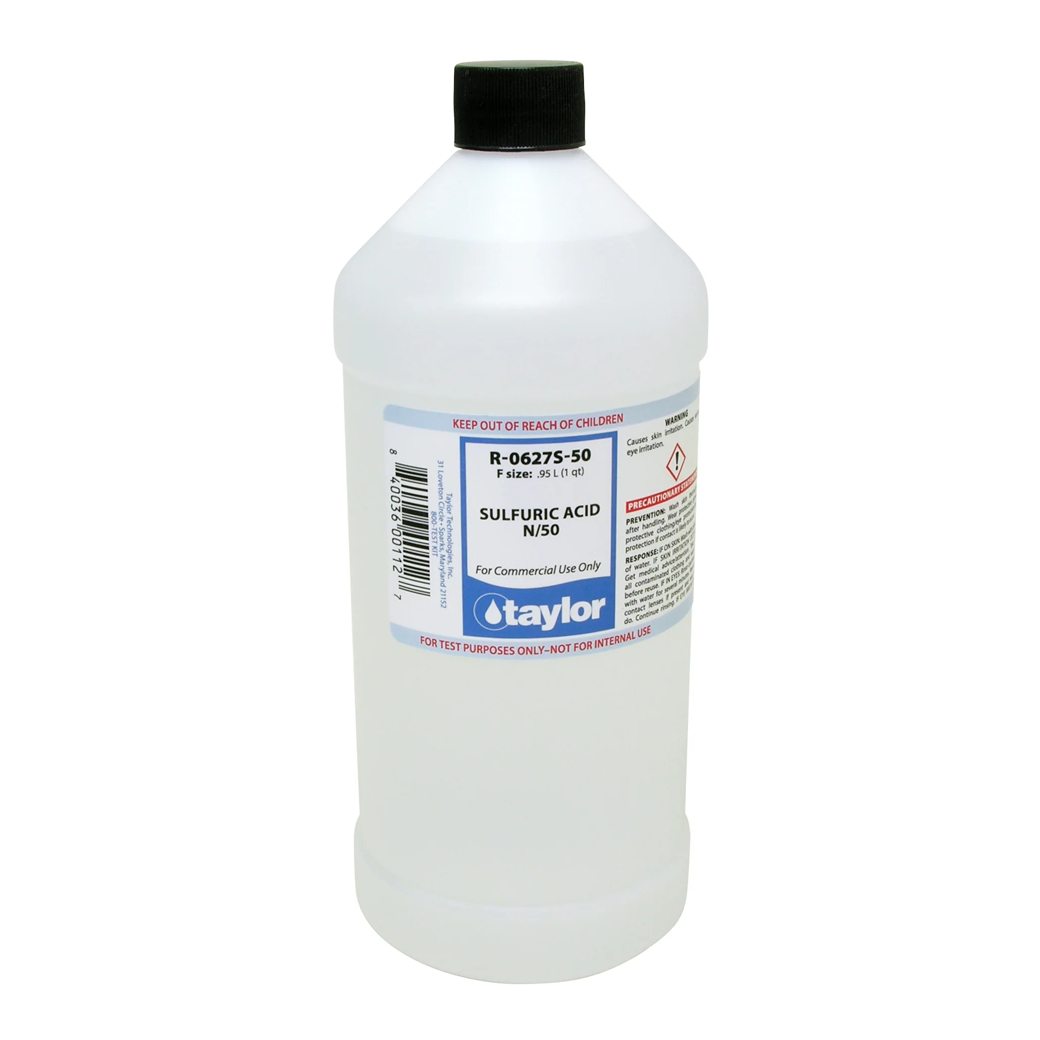 Sulfuric Acid N/50, 32 oz