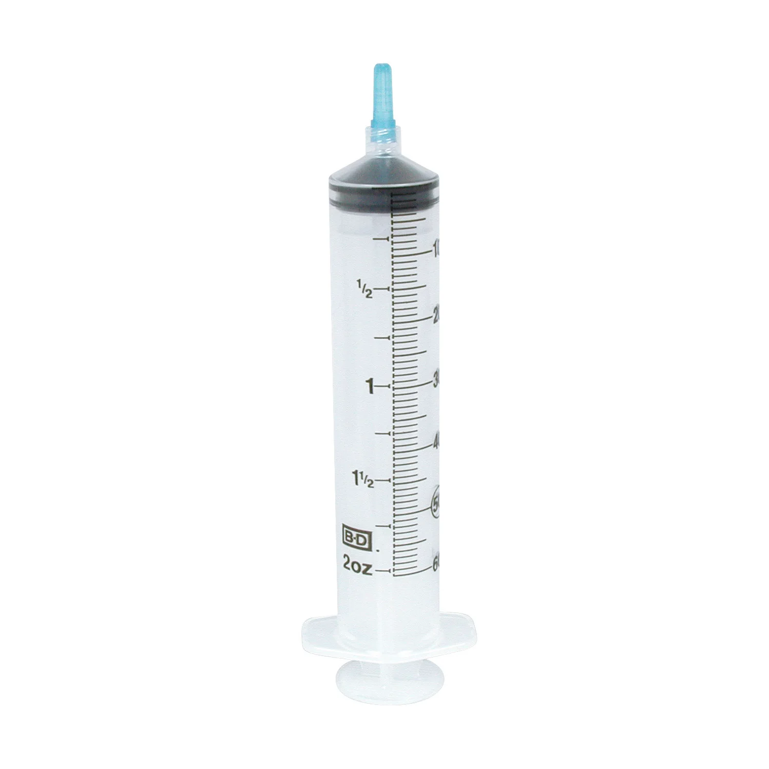 Syringe (no filter disc holder or filter discs), 60 mL, plastic
