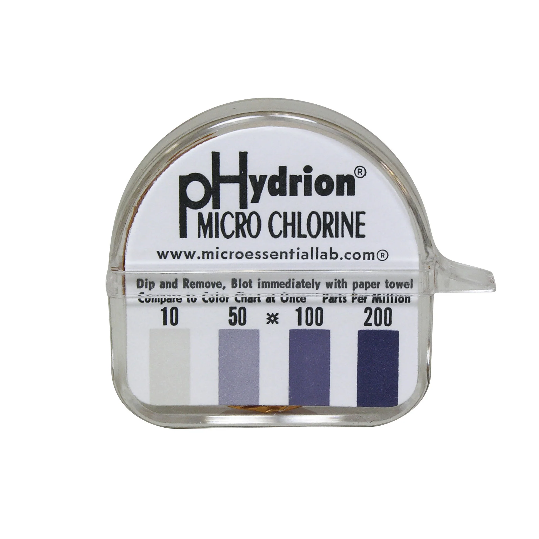 Test Paper, Dispenser Roll, Chlorine, 10-200