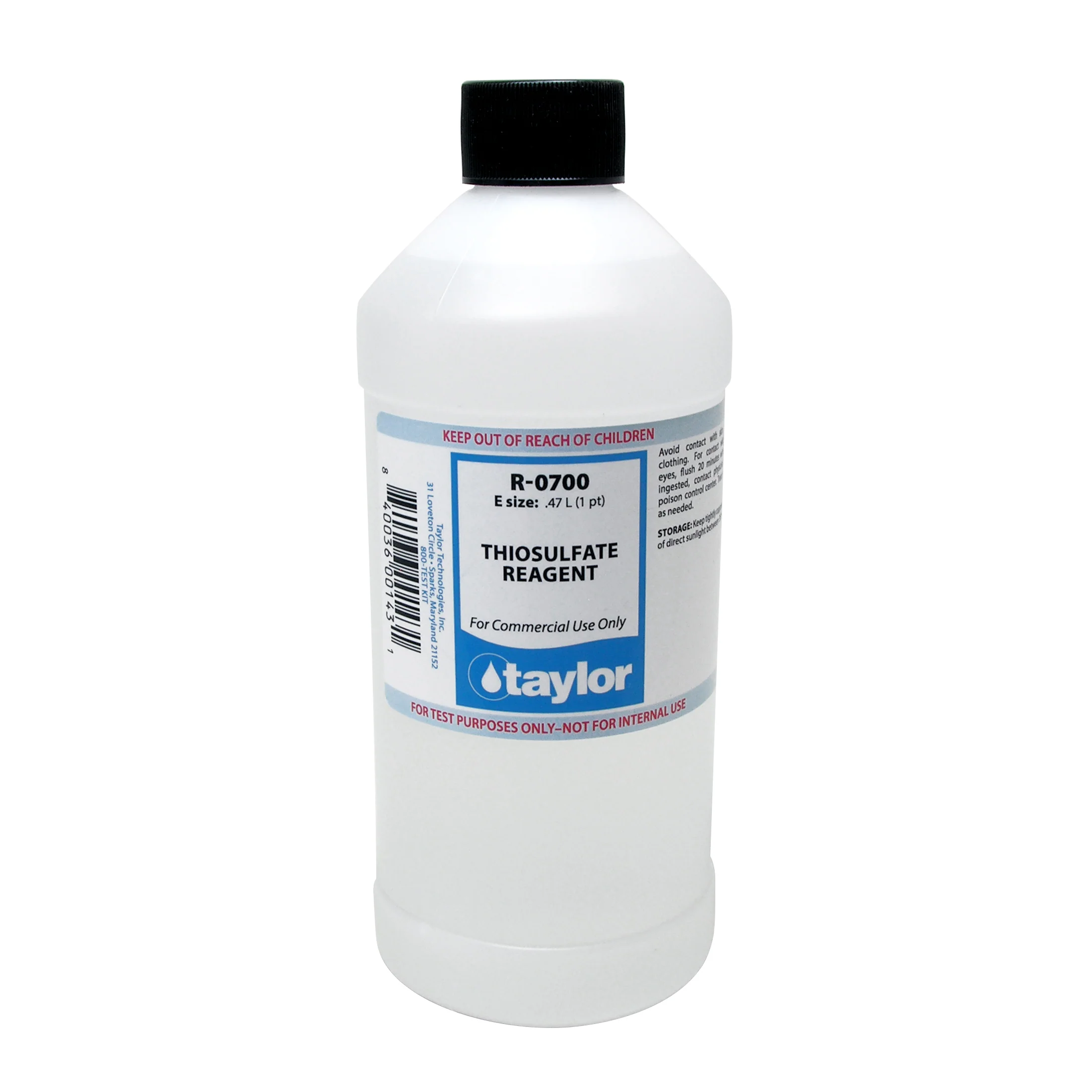 Thiosulfate Reagent (chlorine titrant), 16 oz