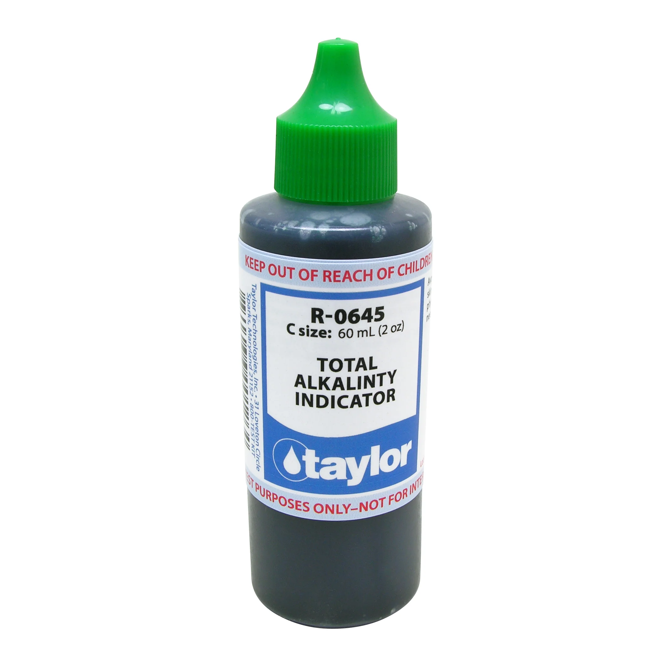 Total Alkalinity Indicator, 2 oz, Dropper Bottle